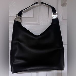 Gucci Brown Hobo Bag With Silver Toned Hardware
